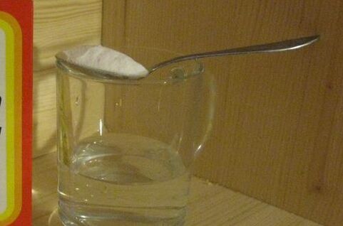 Baking powder inside to increase a member