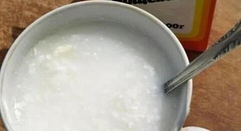 Baking powder solution to increase a member
