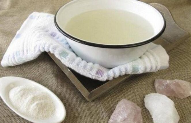 Compresses with soda for penis enlargement