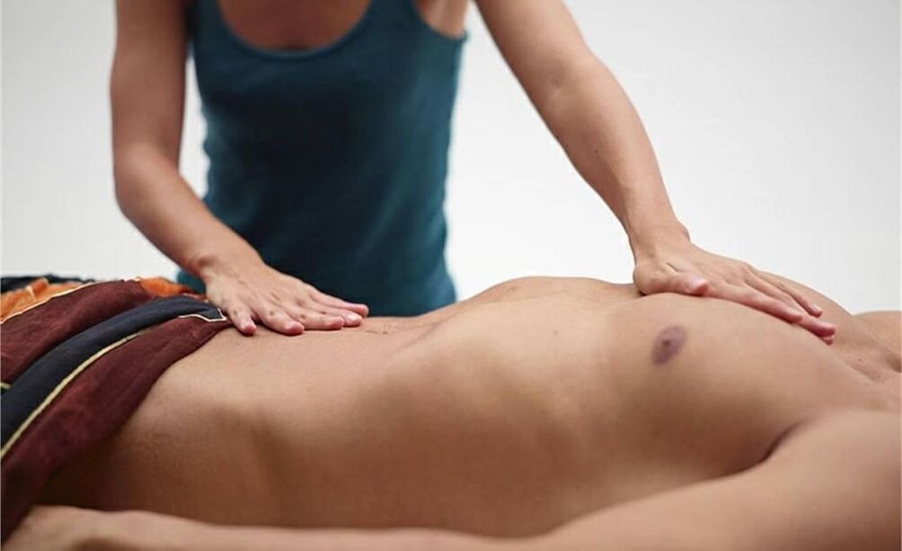 Massage helps increase the size of the penis