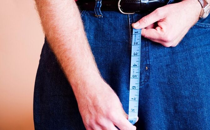Penis measurement before enlargement